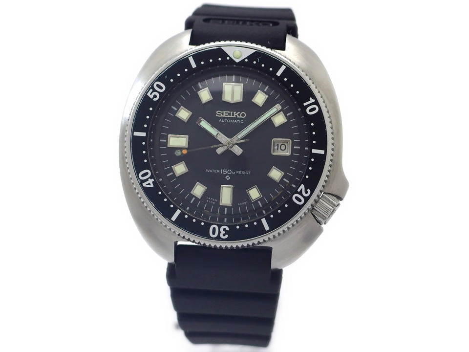 セイコー セカンドダイバー 150m 6105-8119 Cal.6105B 自動巻 OH済 昭和48年製 Seiko
