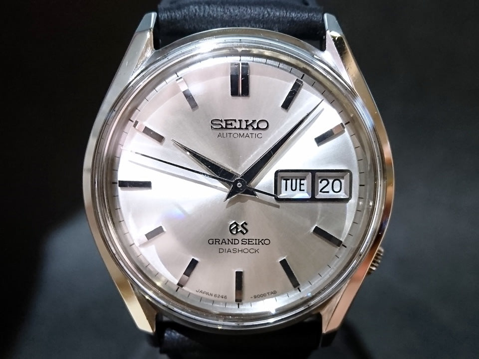 グランドセイコー 6246-9001 後期型 GSメダリオン 自動巻 OH済 昭和42年製 Seiko