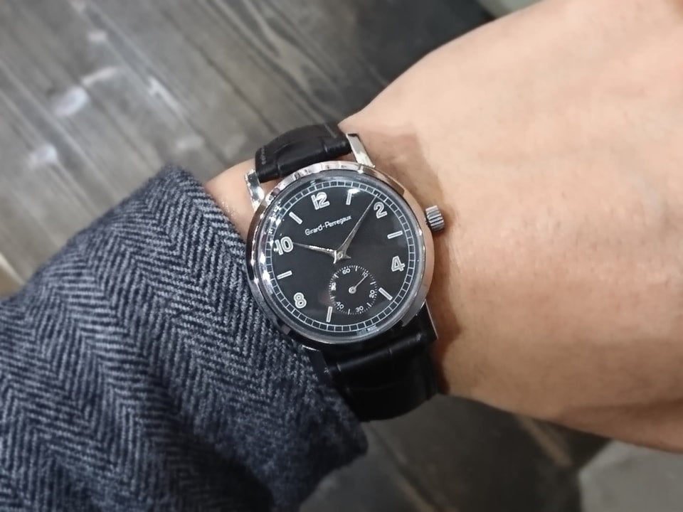 ジラールペルゴ スモールセコンド Cal.091 17石 手巻 OH済 1970年代 Girard Perregaux