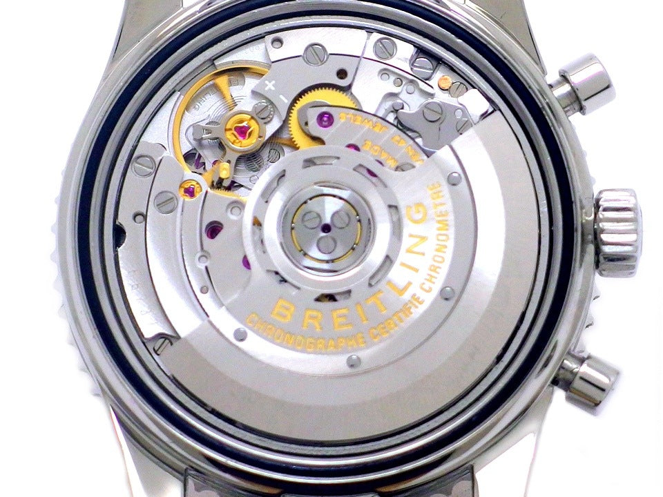 【美品】ブライトリング モンブリラン01 AB0130 A033G09W 自動巻 2012年以降 USED　Breitling