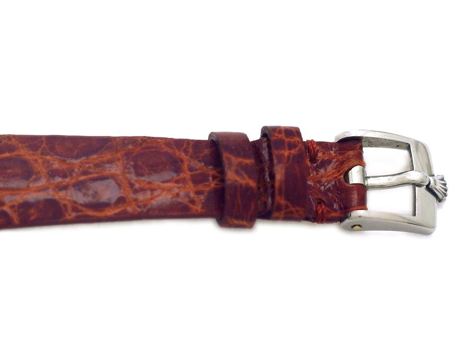 ロレックス プレシジョン Ref.2611 Cal.1400 スクエアケース レディース 手巻 純正尾錠 OH済 1974年製 Rolex