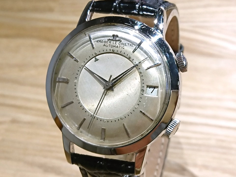 ジャガールクルト メモボックス デイト Ref.855 Cal.825 ハーフローター 自動巻 OH済 1960年代　Jaeger Lecoultre