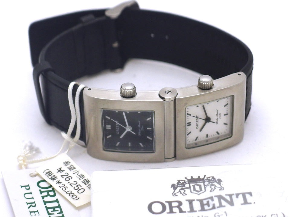 オリエント RUREZA ダブルフェイス WGB011GD クオーツ 未使用品 ORIENT