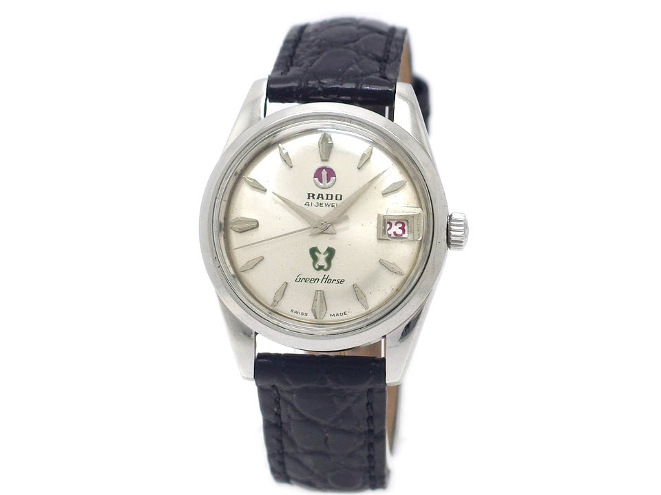 ラドー グリーンホース 41石 Ref.11657 自動巻 OH済 1970年代 Rado