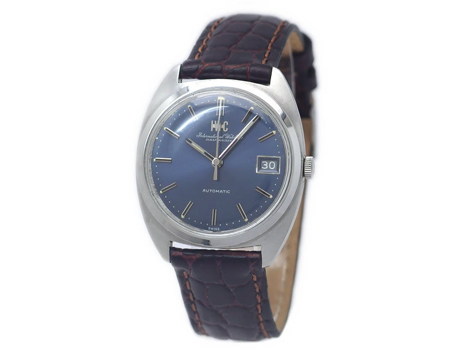 IWC Ref.1827 ブルー文字盤 Cal.8541B 自動巻 OH済 1971年製