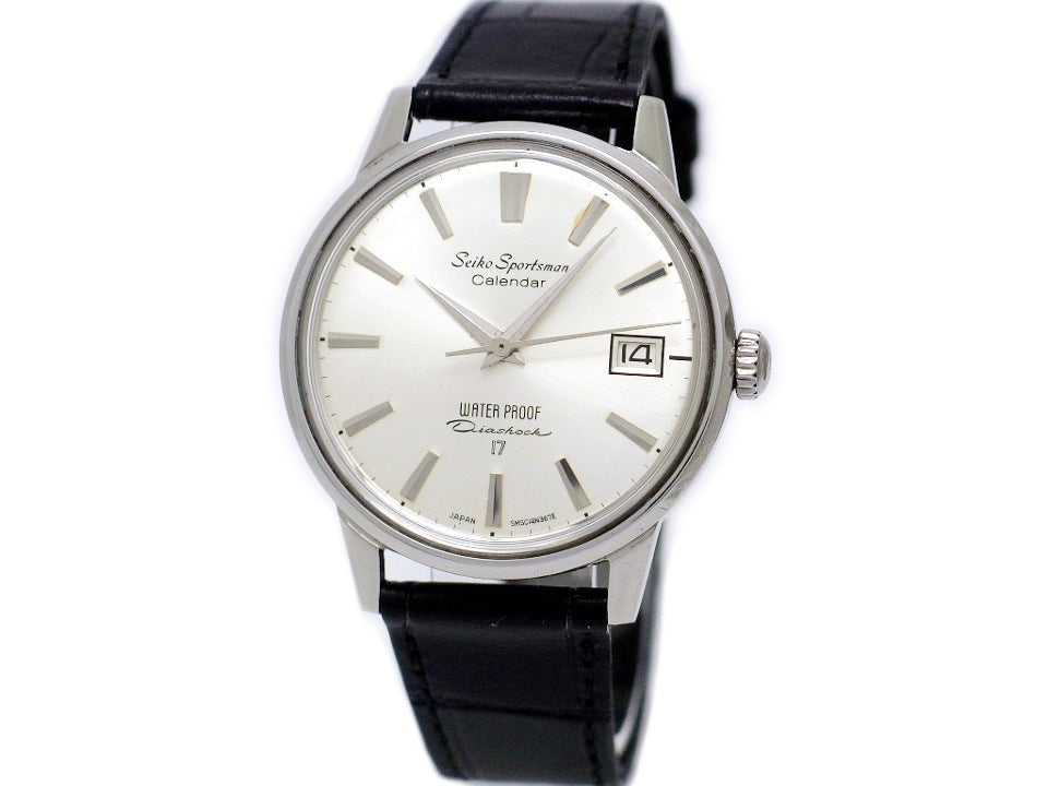 セイコー スポーツマン カレンダー Ref.14112 Cal.957 17石 手巻 OH済 昭和39年製 Seiko