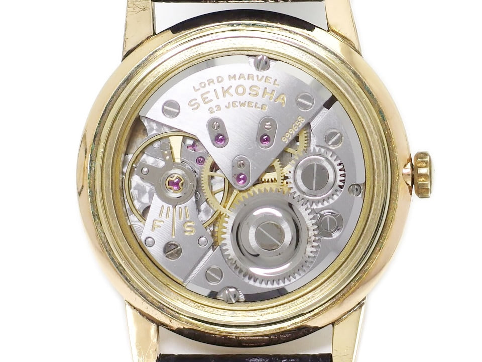 セイコー ロードマーベル 15023E 14KGF SD文字盤 23石 手巻 OH済 昭和37年製 Seiko