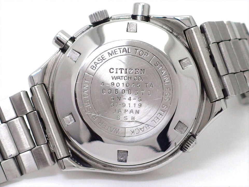 シチズン クロノグラフ Ref.4-901045 TA 回転インナーベゼル Cal.8110A 23石 自動巻 OH済 昭和55年製