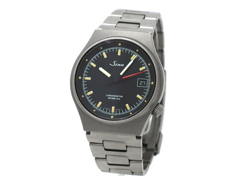 ジン 244.TI.I クロノメーター チタン 耐磁時計 ETA2892-A2 自動巻 OH済 2000年代 USED