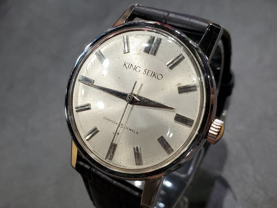 キングセイコー 1st J14102E SS 25石 手巻 OH済 1963年/昭和38年製 Seiko