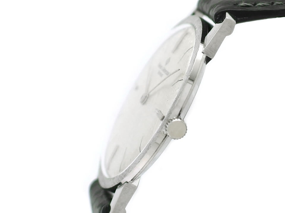 Baume & Mercier 18K White Gold 32mm Ref.35063 1 Manual Winding Overhauled Purchased in 1969