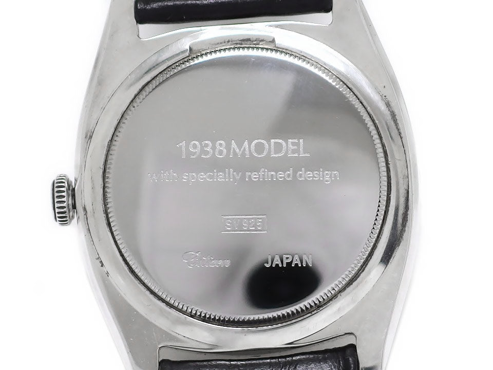 シチズン 復刻版 1938MODEL 銀製 シルバー925 クオーツ 1990年代 USED