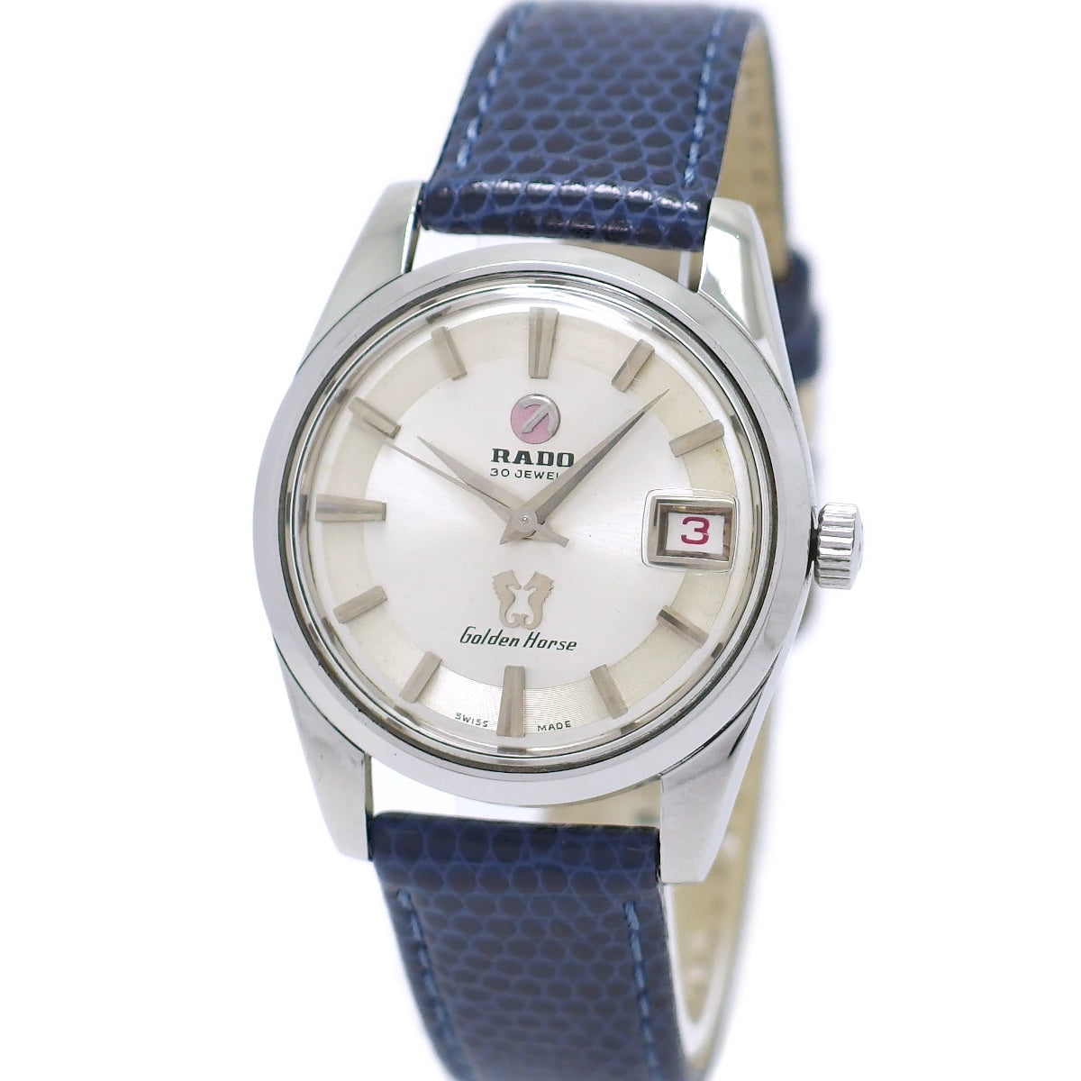 ラドー ゴールデンホース Ref.11675/1 純正リューズ 30石 自動巻 OH済 1970年代 Rado