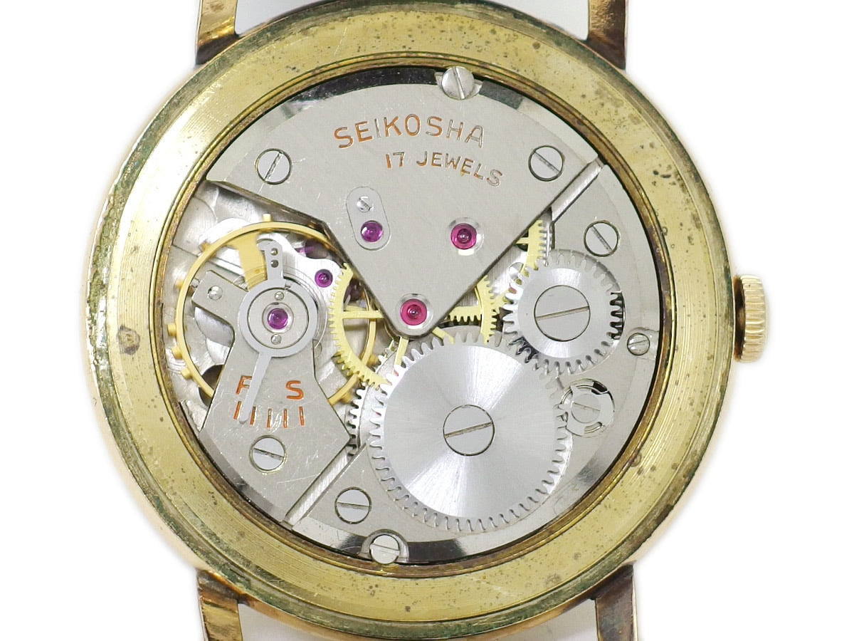 セイコー マーベル Sマーク 14022 14K金張りケース 17石 手巻 OH済 昭和31年製／1956年製 Seiko