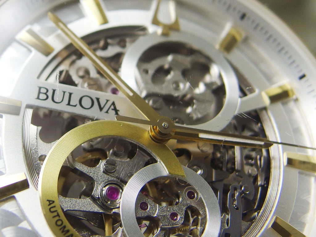 ブローバ 98A214 クラシックコレクション スケルトン ミヨタ製 自動巻 USED Bulova