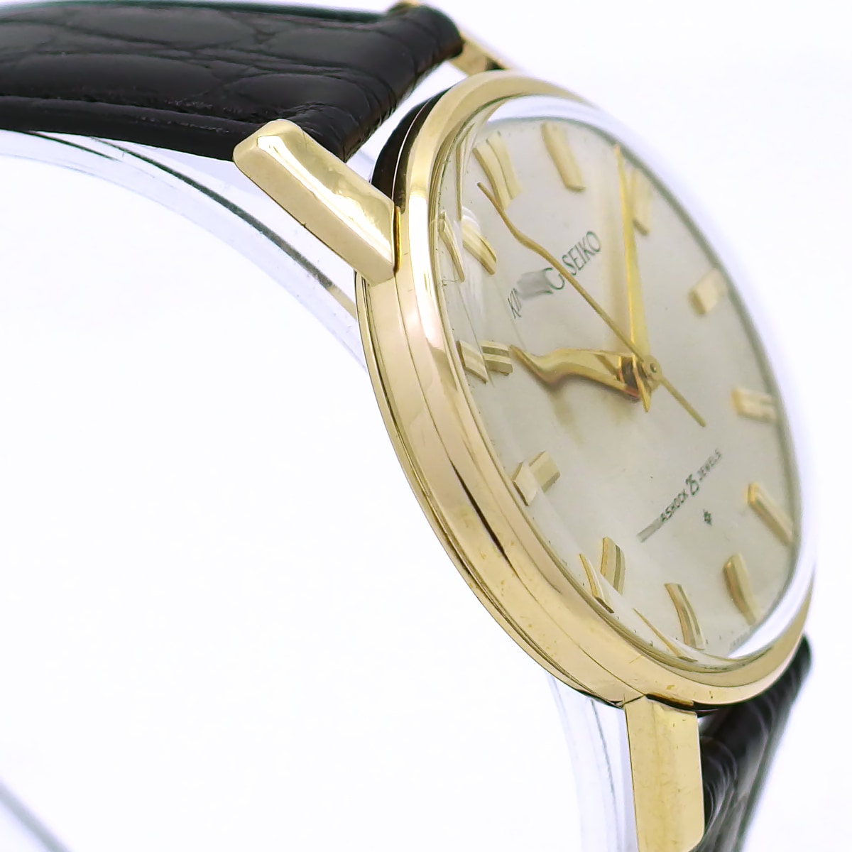 キングセイコー J14102E 1st SD文字盤 14金張り 25石 手巻 OH済 昭和36年/1961年製 Seiko