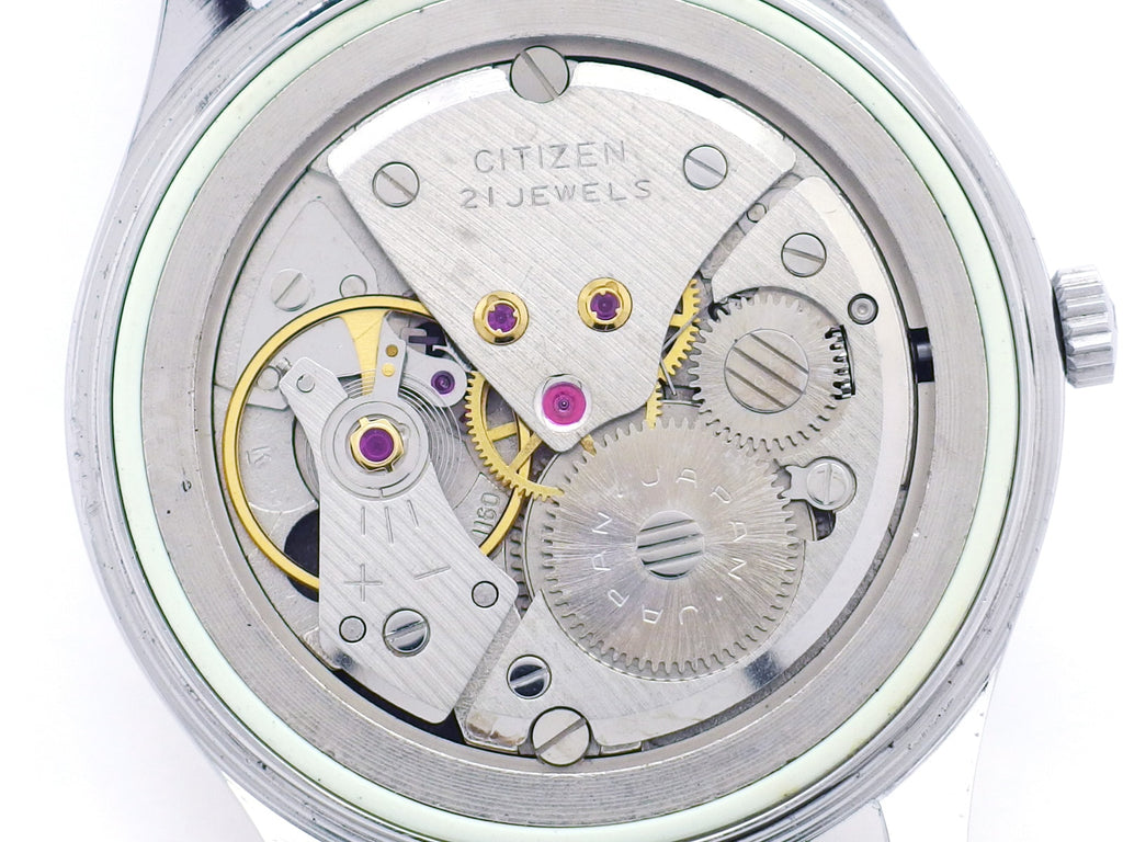 シチズン ホーマー 国鉄時計 門鉄 新品風防 21石 手巻 OH済 1969年/昭和44年製 Citizen