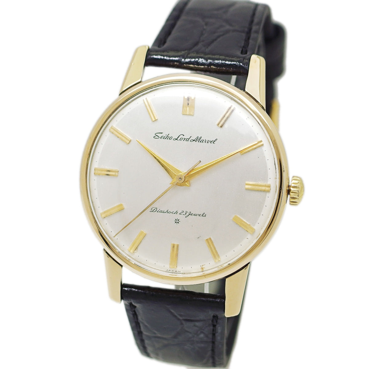 セイコー ロードマーベル 15027 14金張り SD文字盤 23石 手巻 OH済 昭和38年/1963年製 Seiko