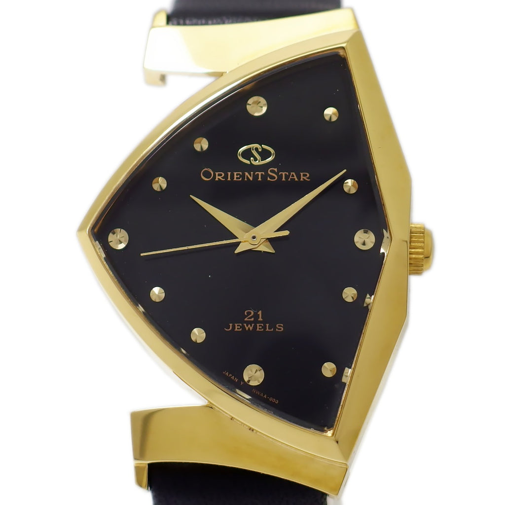 オリエントスター 三角時計 復刻 WZ0051NW NWAA-A0 金メッキ 手巻き 1996年頃 USED ORIENT