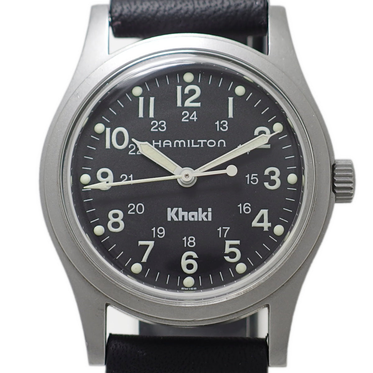 ハミルトン カーキ 9415A 33mm ブラック文字盤 新品風防 Cal.2801-2 17石 手巻 1990年代 OH済 USED Hamilton