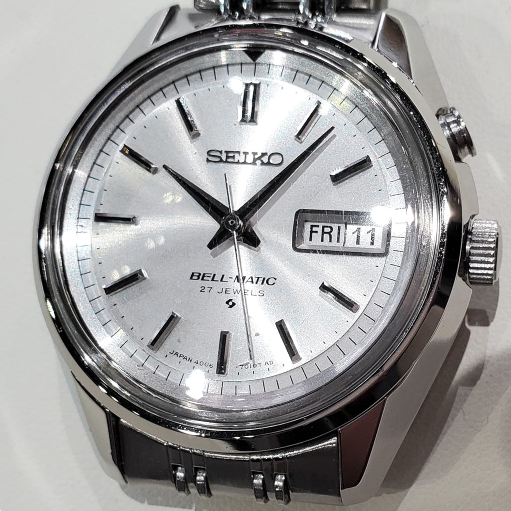 セイコー ベルマチック デイデイト 4006-7012 純正ブレス 自動巻 OH済 昭和46年/1971年製 Seiko