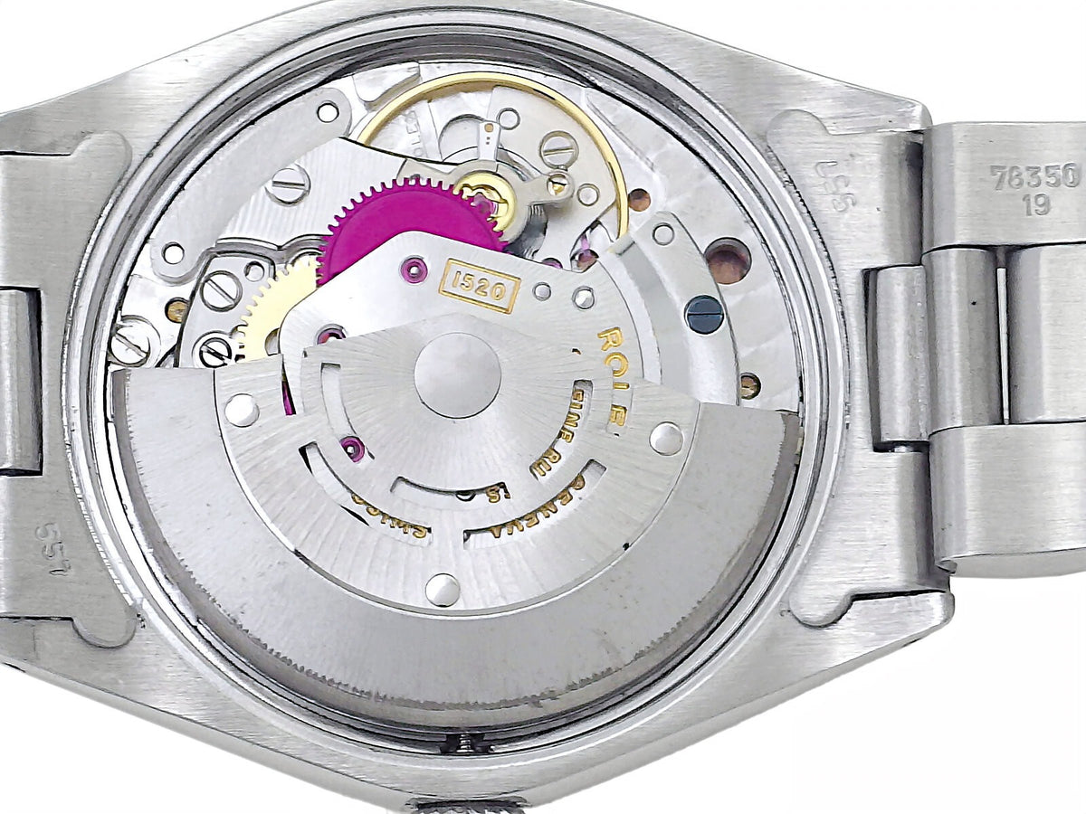 Rolex Air-King Ref.5500 Cal.1520 Automatic, Overhauled, with genuine Rolex hard bracelet, 1969 production. Rolex