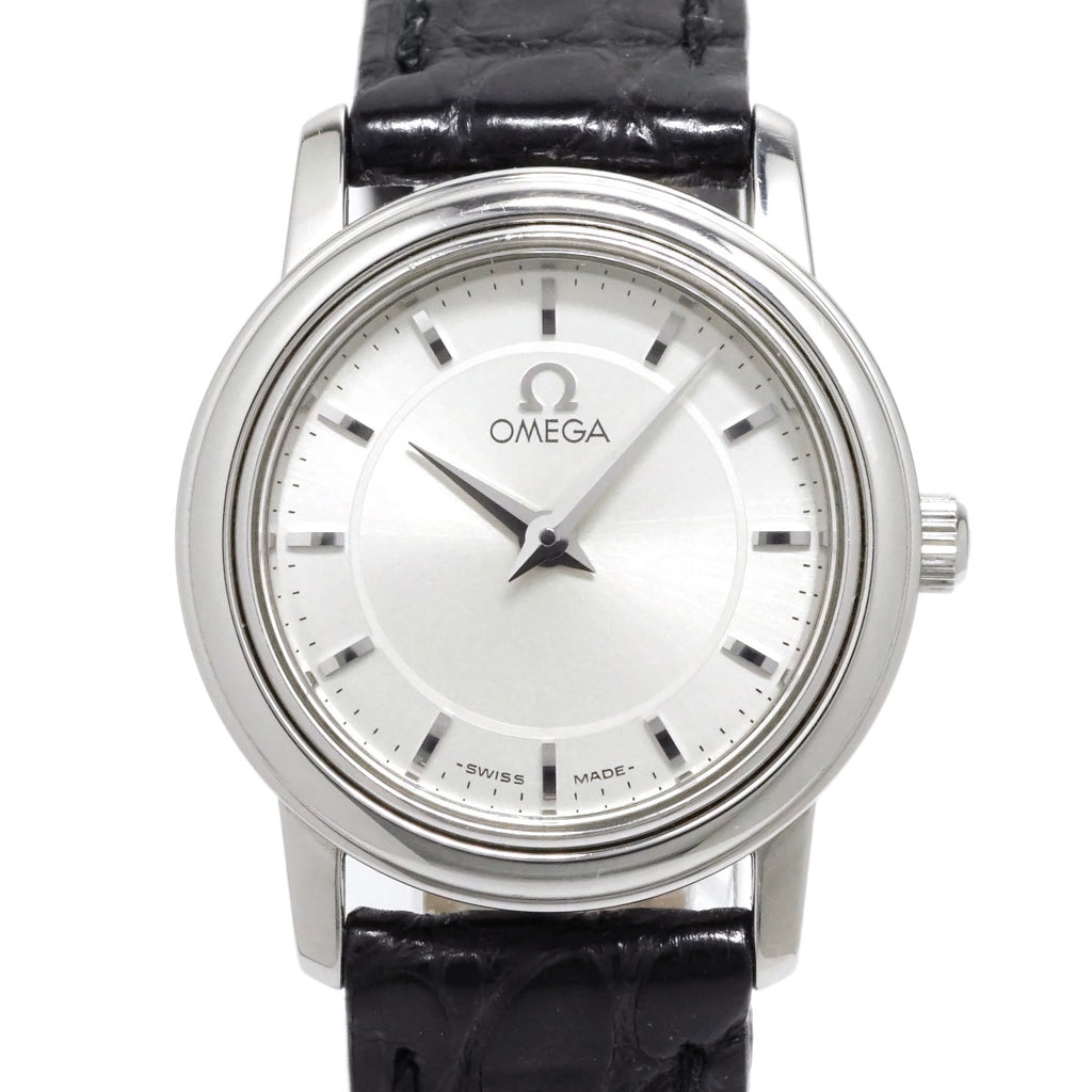 オメガ デヴィル プレステージ レディース 595.1055 クオーツ 1998年製 USED Omega
