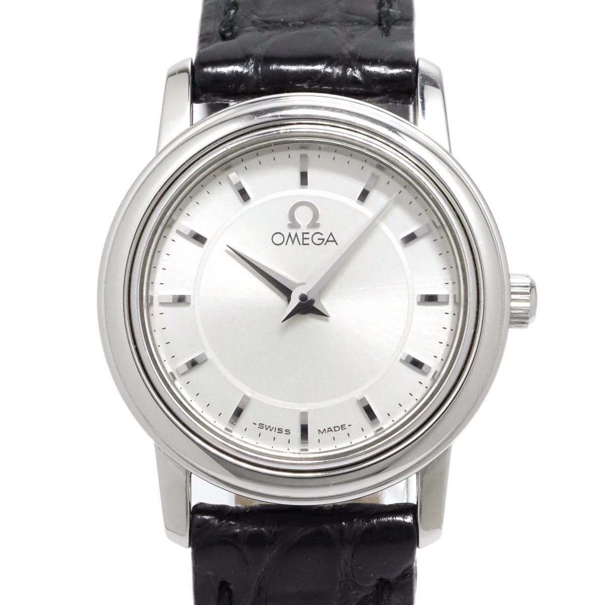オメガ デヴィル プレステージ レディース 595.1055 クオーツ 1998年製 USED Omega