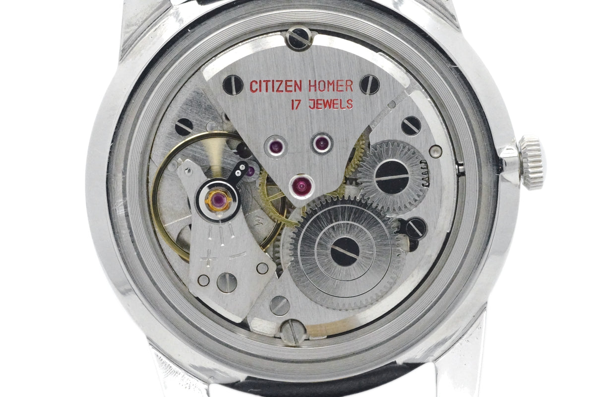 シチズン ホーマーデイト HD5140302 ステンレス 17石 手巻 OH済 昭和48年/1973年製 Citizen