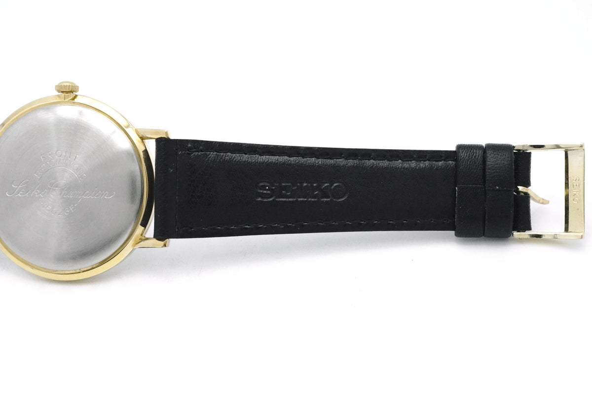 セイコー チャンピオン 15026E 金メッキ 19石手巻 OH済 昭和37年/1962年製 Seiko