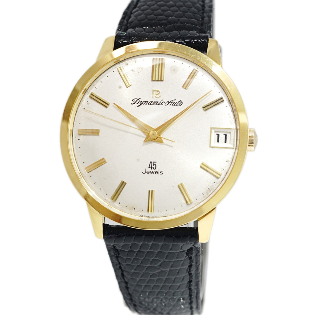 Ricoh Dynamic Auto 45 Jewels Ref. 57109-45 Gold Plated Original Buckle Automatic OH serviced 1960s