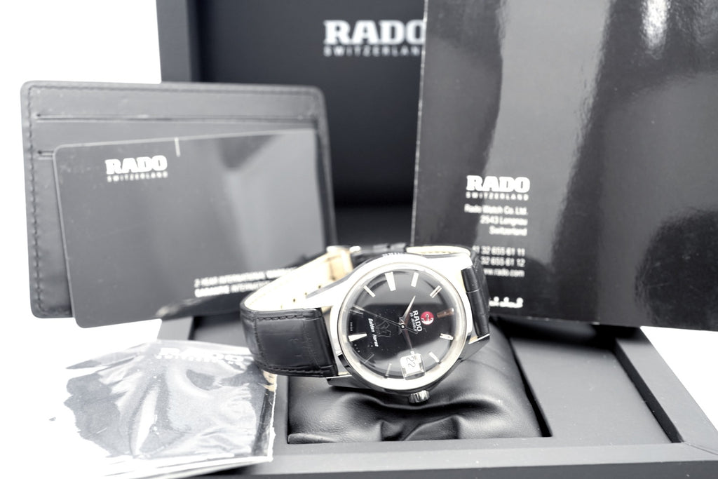 ラドー ゴールデンホース 復刻版 R84.832.155 658.3832.4 ブラック文字盤 自動巻 2013年購入 USED Rado