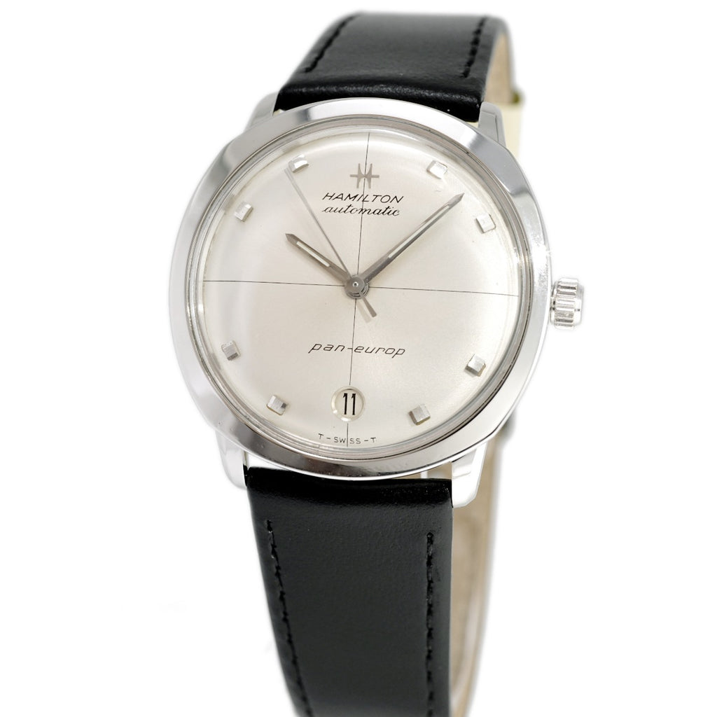 ハミルトン パンユーロ pan-europ Ref.64017-3 Cal.64 自動巻 OH済 1960年代 Hamilton