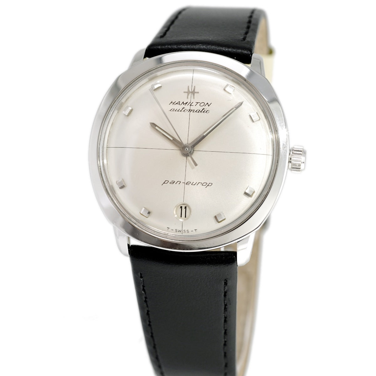 ハミルトン パンユーロ pan-europ Ref.64017-3 Cal.64 自動巻 OH済 1960年代 Hamilton