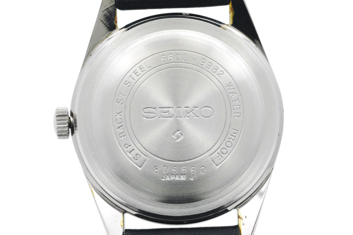 セイコー スポーツマン 6602-9982 ステンレスメッキ Cal.6602B 17石 手巻 OH済 昭和43年/1968年製 Seiko