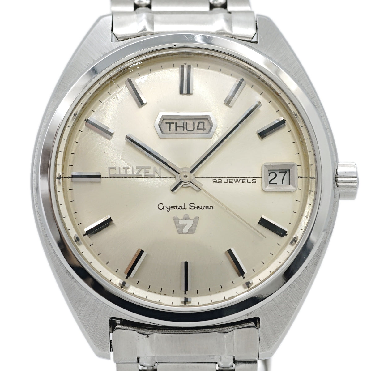 シチズン クリスタルセブン 33石 ACSS3010-Y 自動巻 OH済 昭和42年/1967年製 Citizen