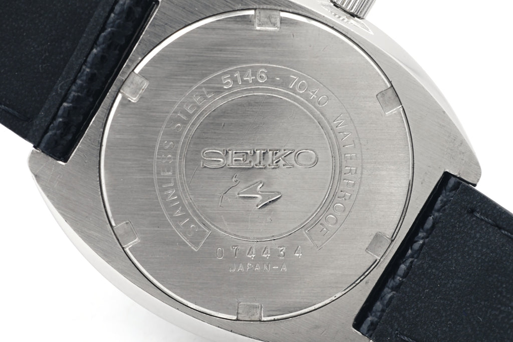 セイコー プレスマチック 5146-7040 プッシュリューズ 27石 自動巻 OH済 昭和45年/1970年製