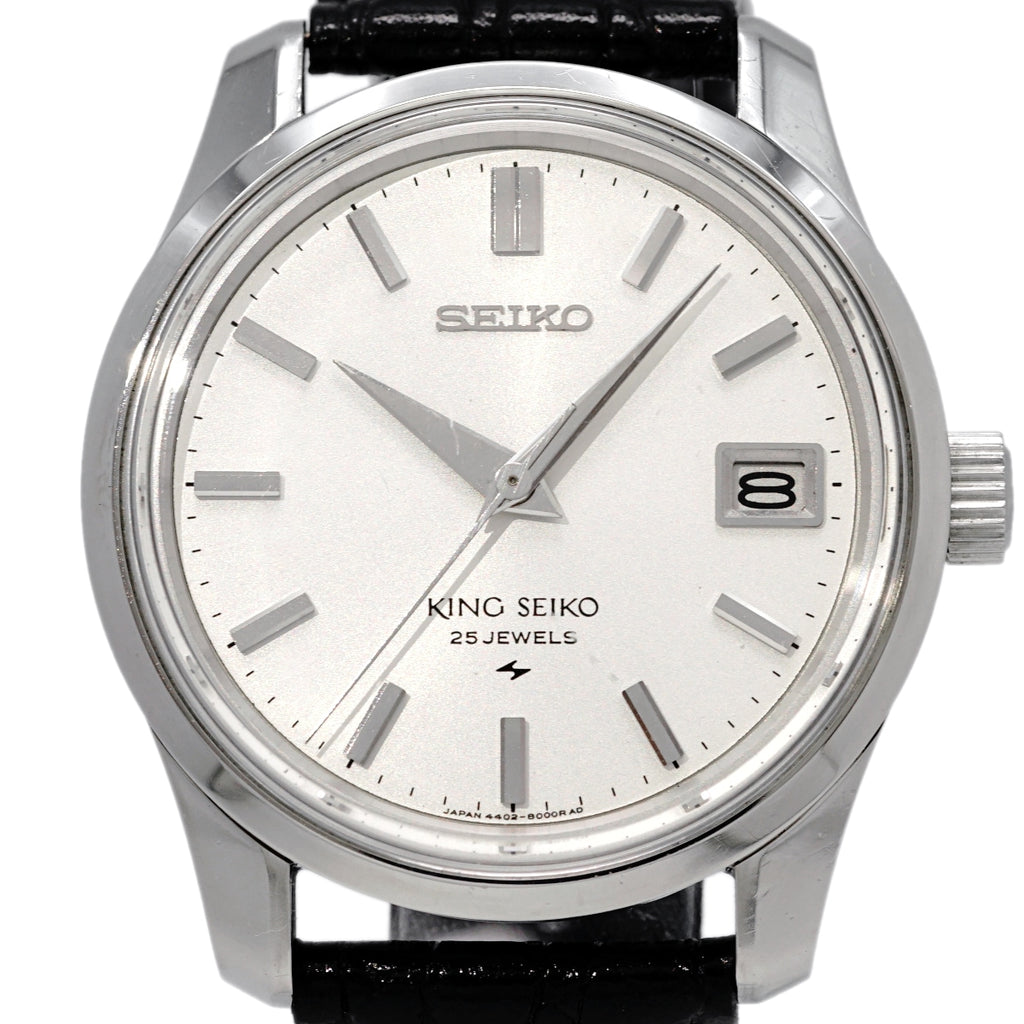 King Seiko 4402-8000 44KS Date Late Model Kameido Medallion Manual Winding Overhauled Made in 1968