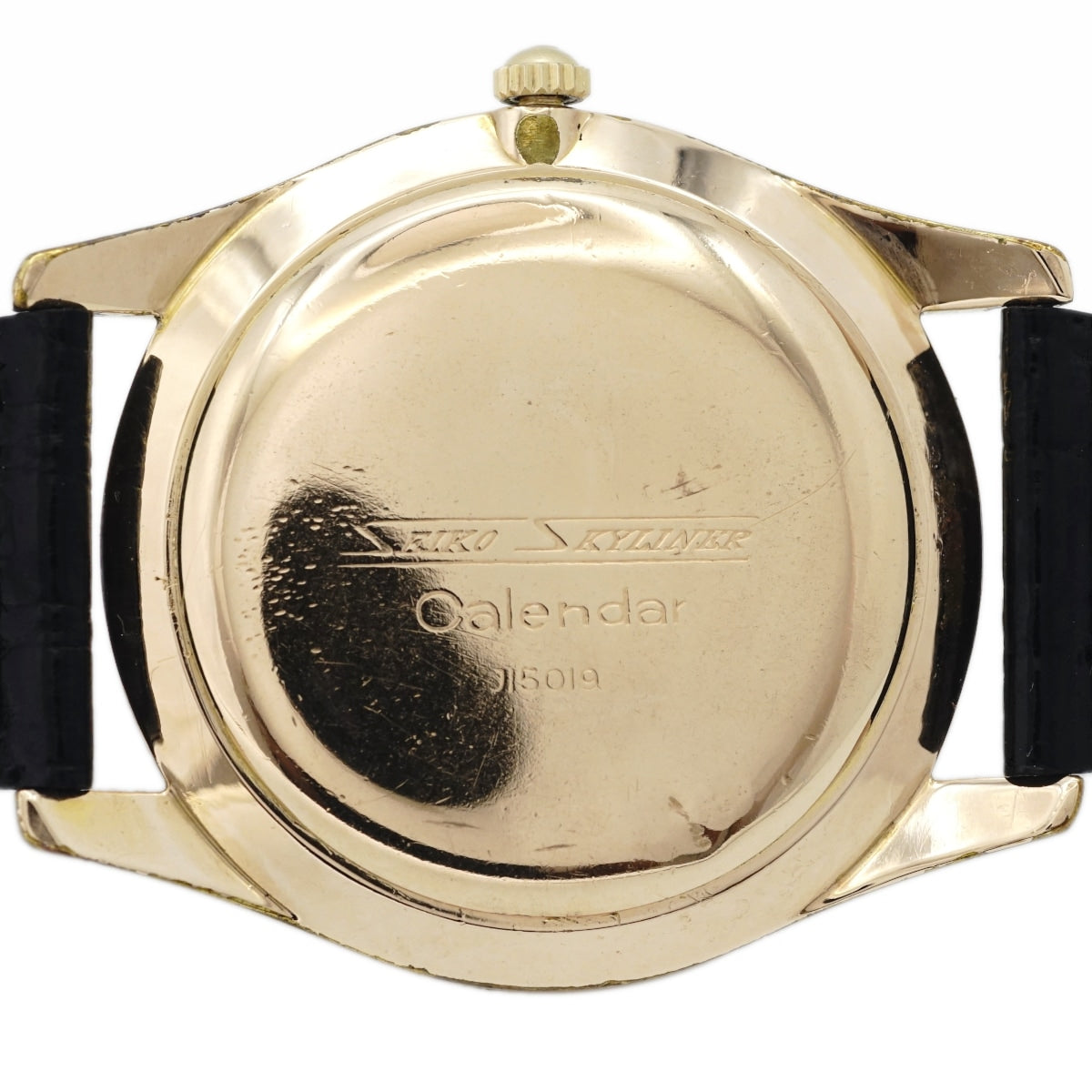 セイコー スカイライナーカレンダー J15019 金メッキ Cal.956 21石 手巻 OH済 昭和39年/1964年製 Seiko