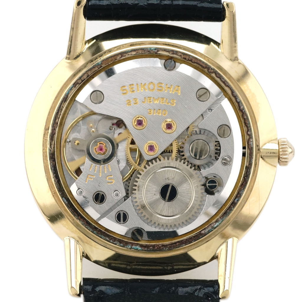 セイコー ライナー 18金無垢 J15001 Cal.3140 23石 手巻 OH済 昭和38年/1963年製 Seiko