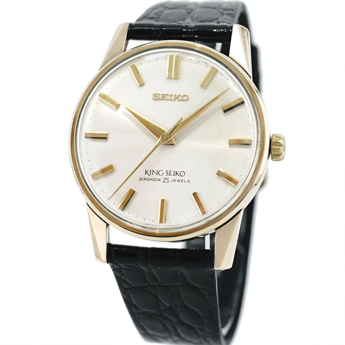 キングセイコー セカンドモデル 44-2000 金張り 盾メダリオン 手巻 OH済 昭和38年/1963年製