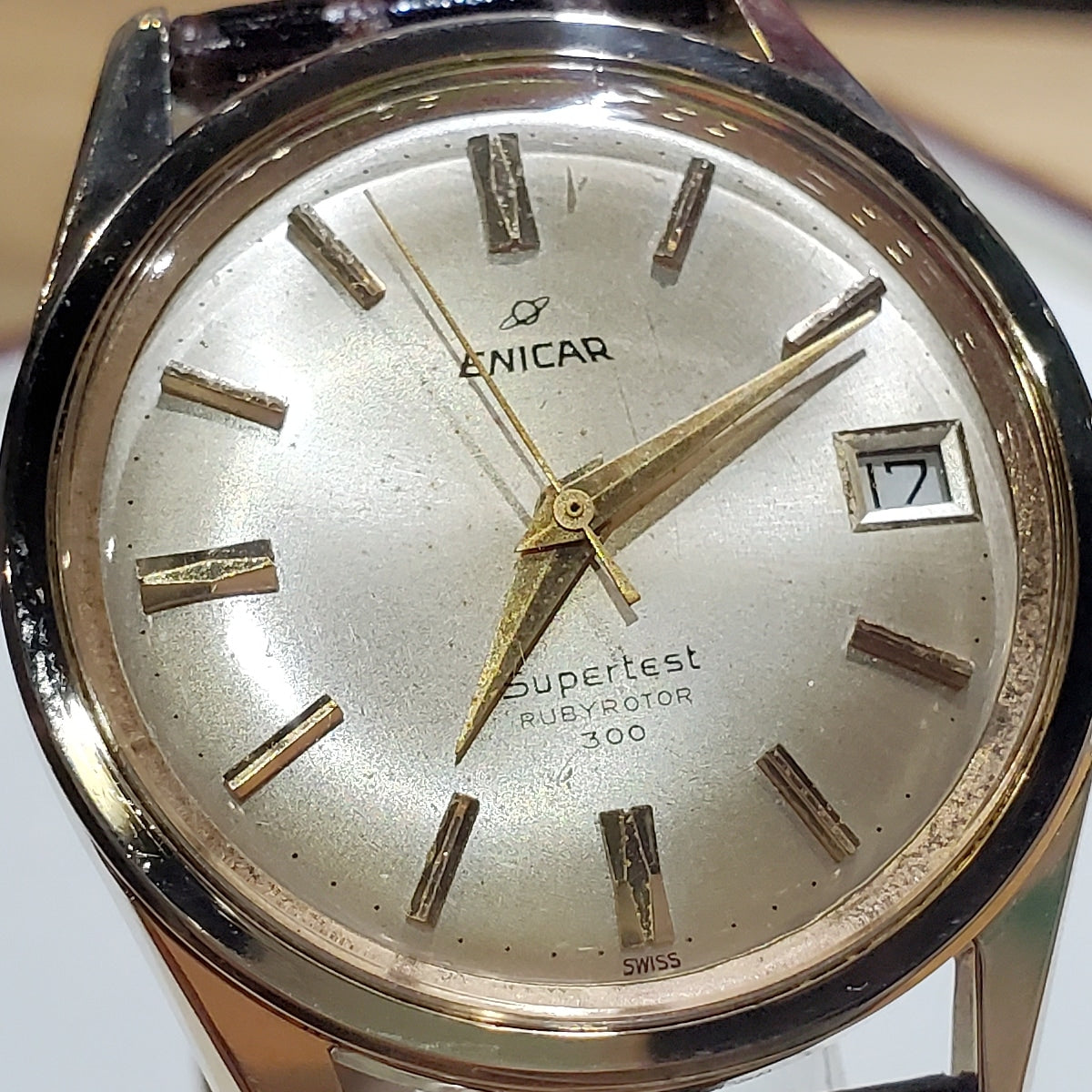 エニカ Supertest 300 Ref.100/300 BAPS Cal.AR1125 自動巻 OH済 1960年代