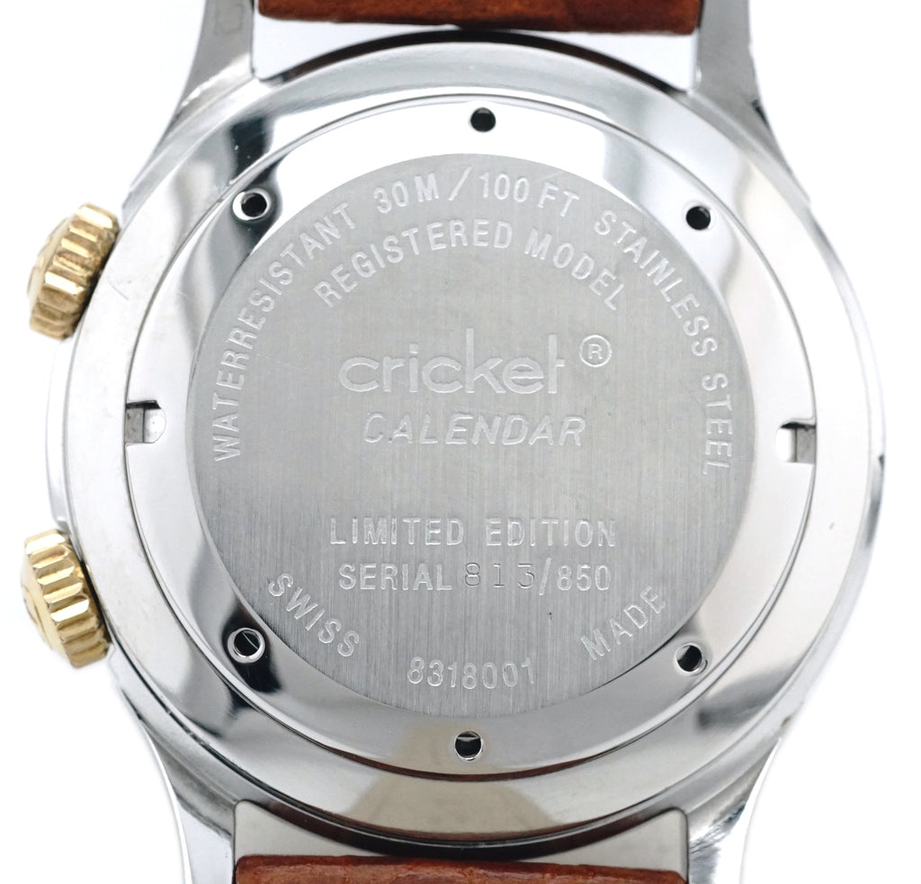 Revue Thommen Cricket Calendar Limited Edition of 850 Ref. 8318001 Alarm Function 17 Jewels Manual Wind Overhauled USED