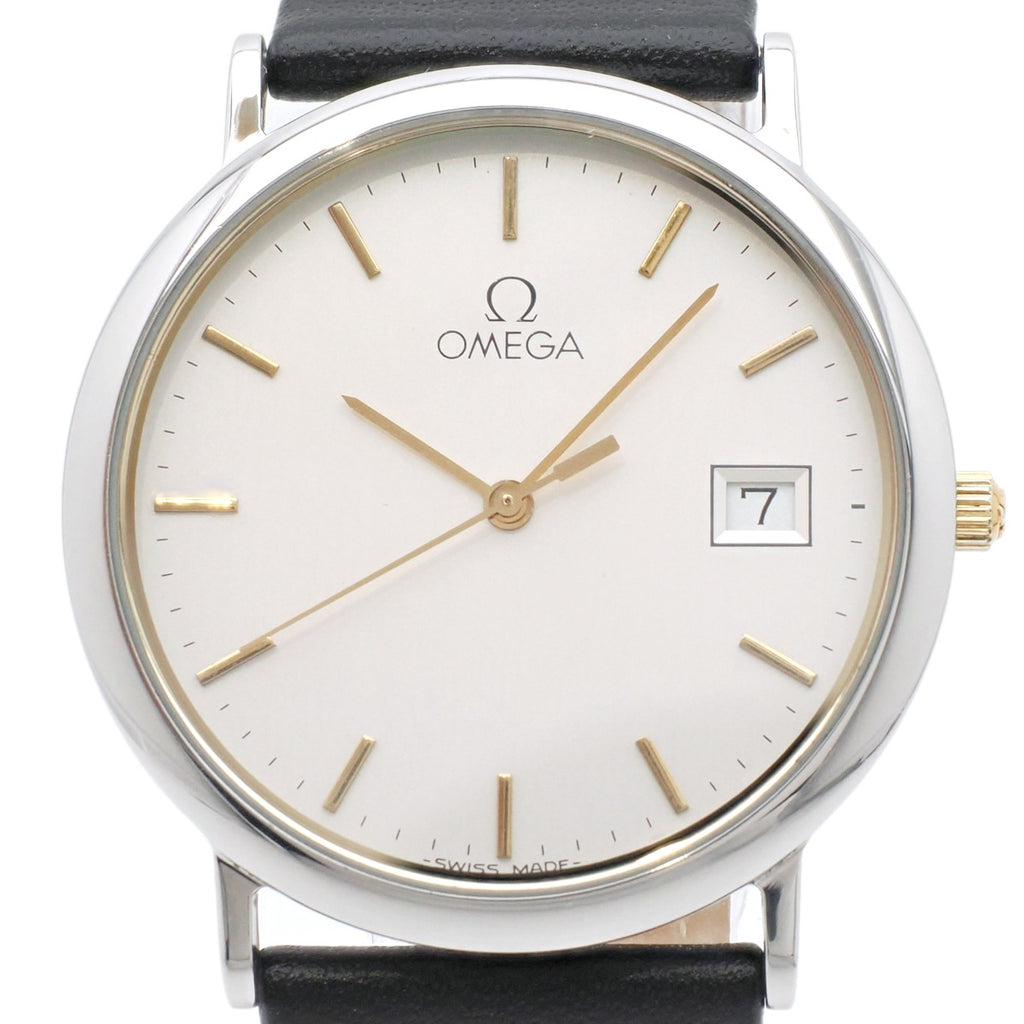 オメガ デヴィル メンズ 196.0312 Cal.1430 クオーツ 1991年製 USED Omega