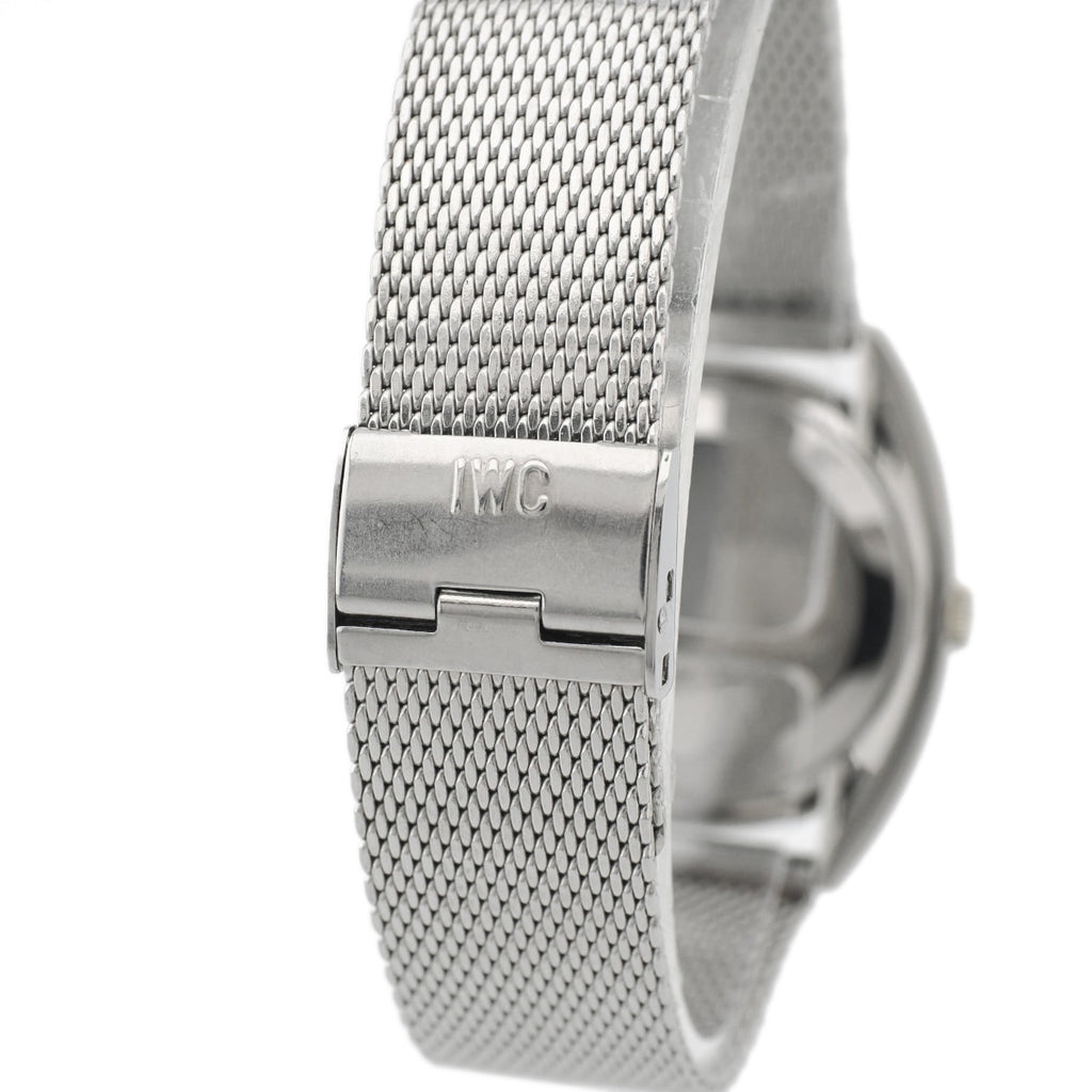 IWC トノー型ケース ローマインデックス文字盤 純正メッシュブレスレット Cal.403 手巻き OH済 1976年製