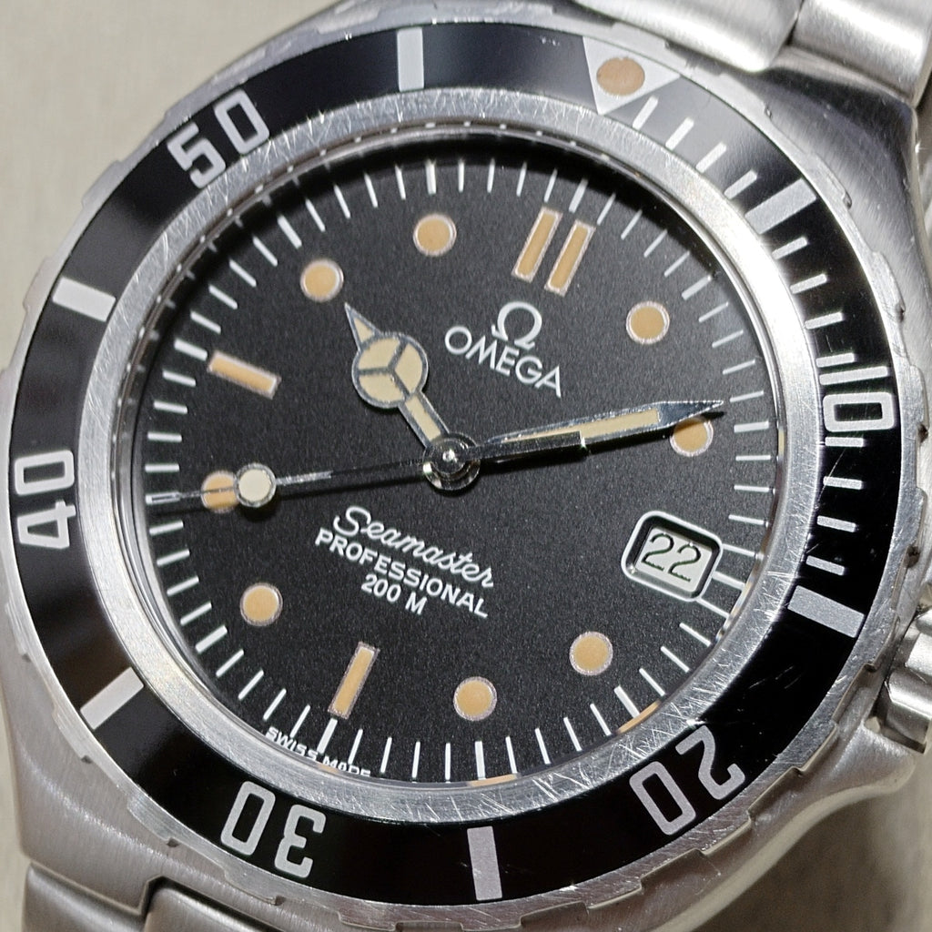 オメガ シーマスター プロフェッショナル 200m Pre-Bond 396.1042 37mm メルセデス針 クオーツ 1988年頃 USED