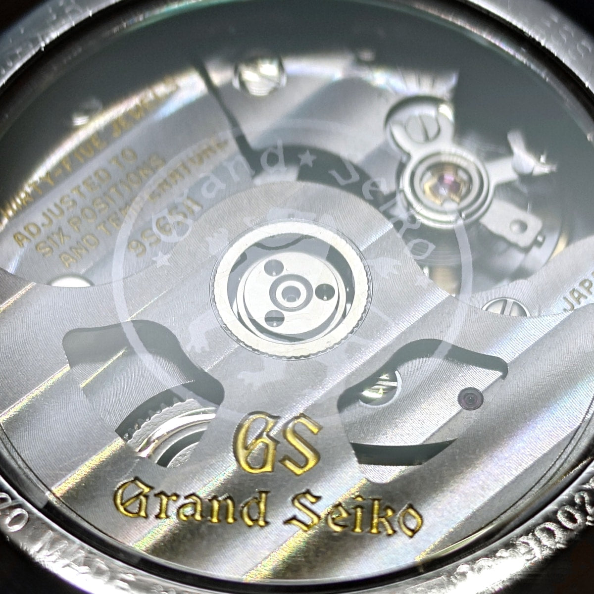 グランドセイコー メカニカル SBGR055 9S65-00C0 リューズガード シースルーバック 自動巻 メーカー修理済 2009年製 USED