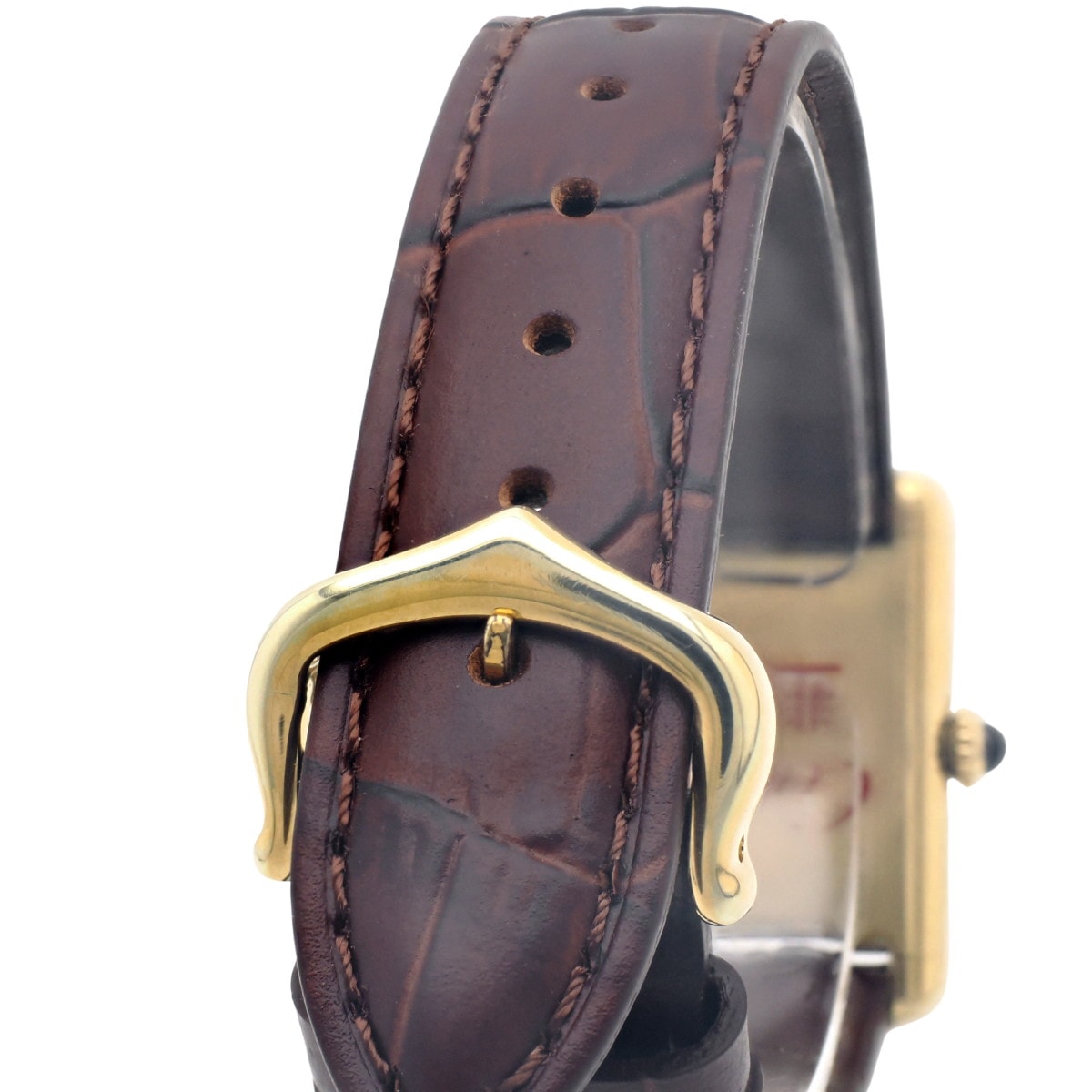 Cartier Must de Cartier Tank SM Ladies' Manual-Wind, includes International Lifetime Warranty, recently serviced, purchased in 1982.