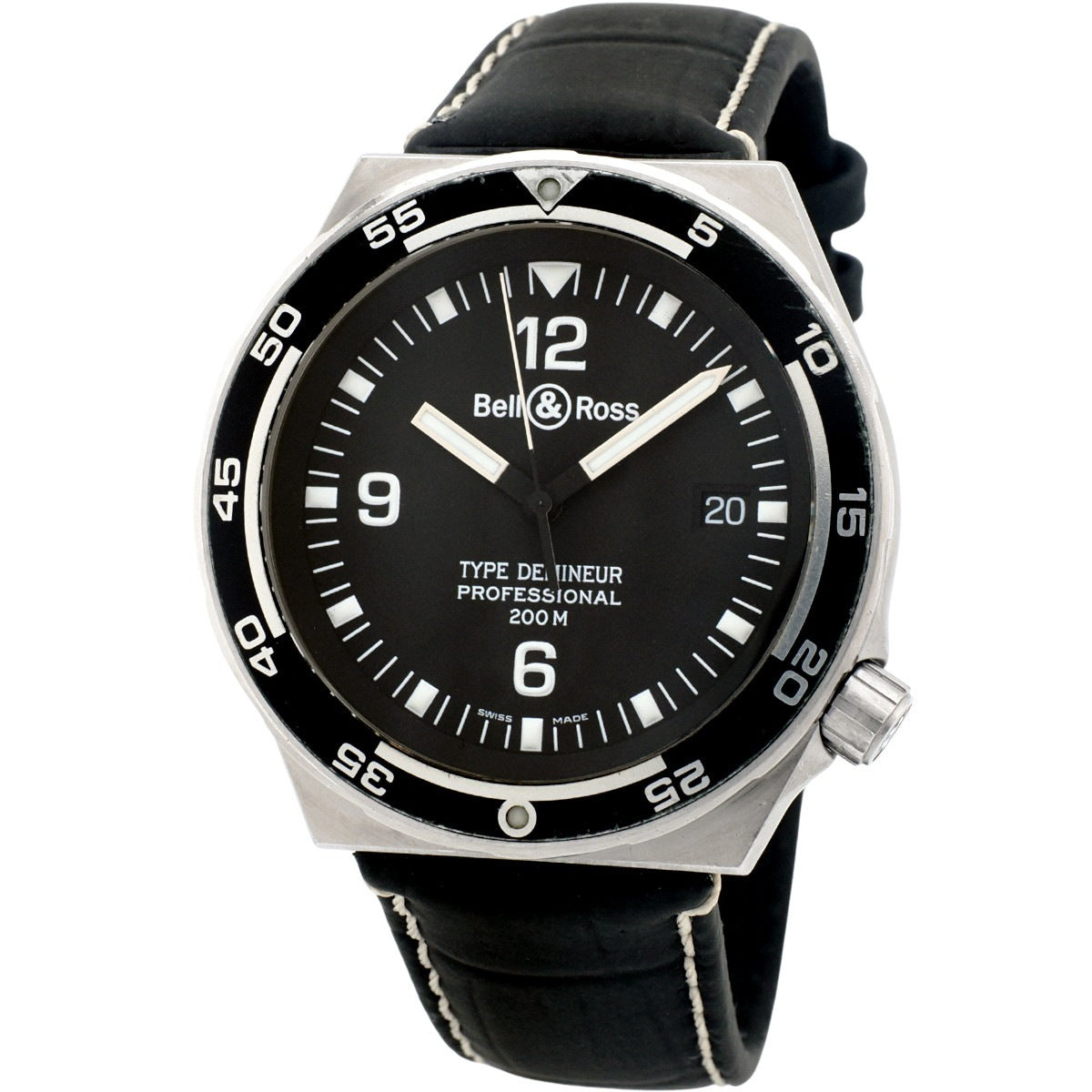ベル＆ロス タイプデミナー TYPE DEMINEUR プロフェッショナル 200M クオーツ 2000年代 USED Bell & Ross