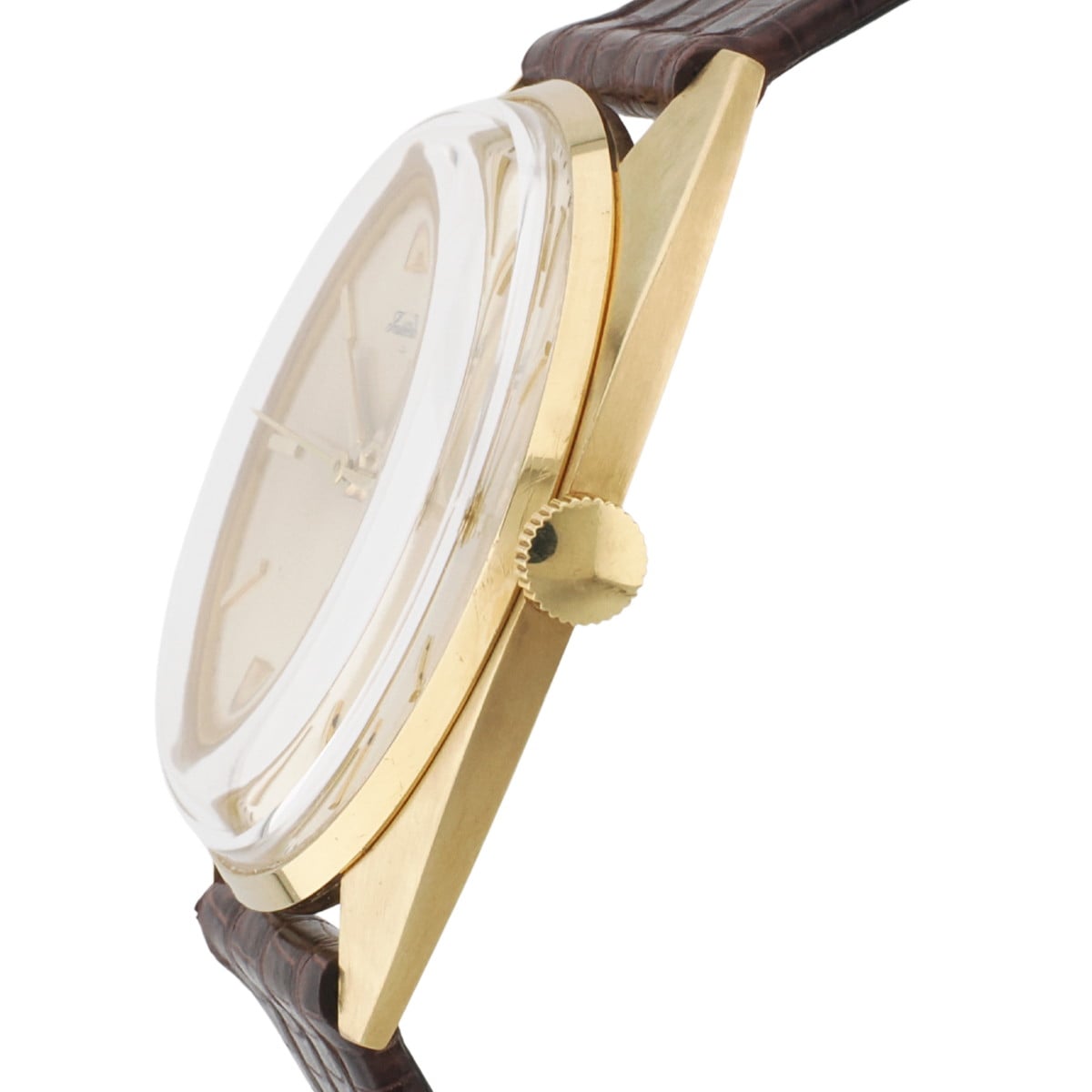 IWC K18 (18K Gold) Ref. 1419 Tonneau Case Cal. 402 Manual Winding Overhauled 1969